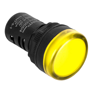 Индикатор ND16-22DS/2 желтый АС/DC24В (R)