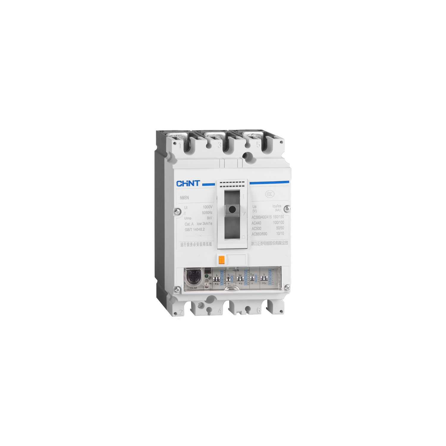 Авт. выкл. NM8N-250H EN 4P 250А 100кА с электр. расцепителем (R)