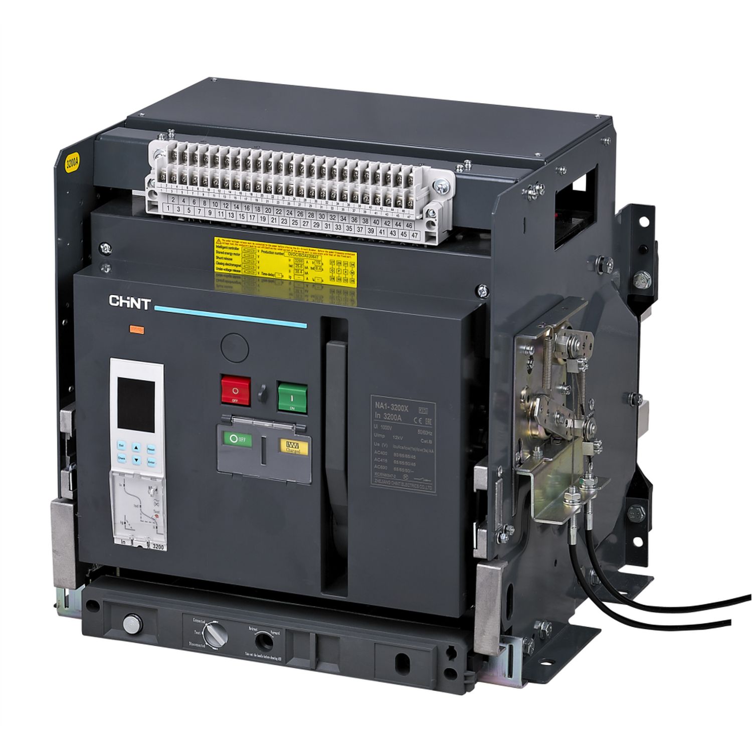 Воздушный авт. выкл. NA1-3200-3200М/3P выкат., 3200A, 80kA, тип М, AC230В (R)