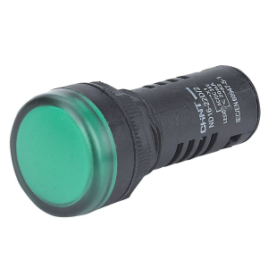 Индикатор ND16-22D/2C белый, встр. резистор, IP65 АС/DC230В (R)