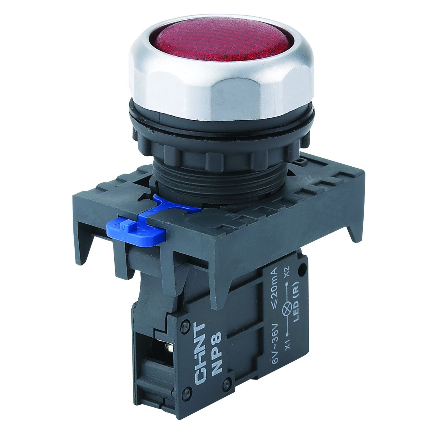 Индикатор NP8-D/5 желтый AC110-230В (R)
